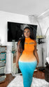 Ombre Sunset dress